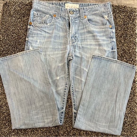 Big Star Men's Light Wash Relaxed Jeans - Picture 1 of 5